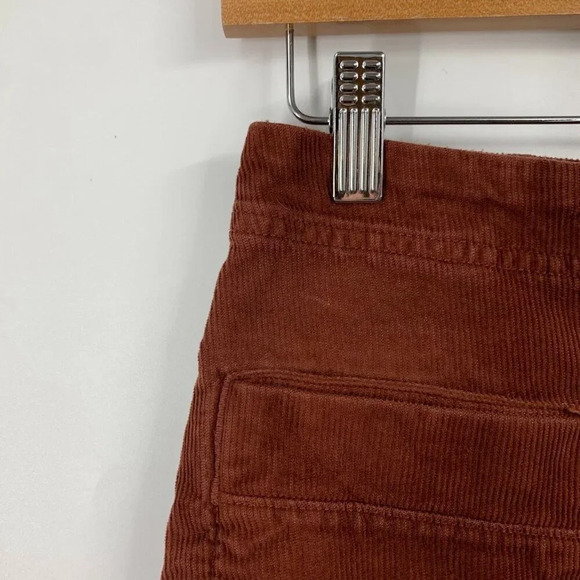 Lucky Brand Women's A Line Cotton Corduroy Button Front Mini Skirt Size 0 - Picture 4 of 14